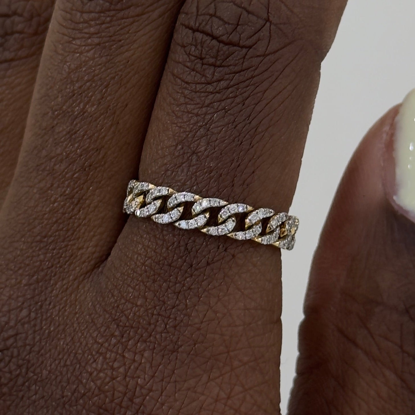 Bre Flexible Chain Link Ring – RWFJ