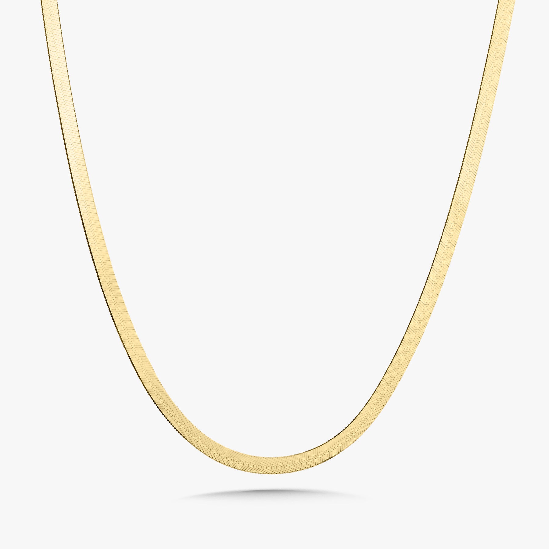 Thin Soft Herringbone Chain Necklace Pure Gold Color 18K Yellow Plated Punk  Hip Hop Jewelry For Mens Boys 10mm 24 Chains2454 From Jkokk, $35.71 |  DHgate.Com