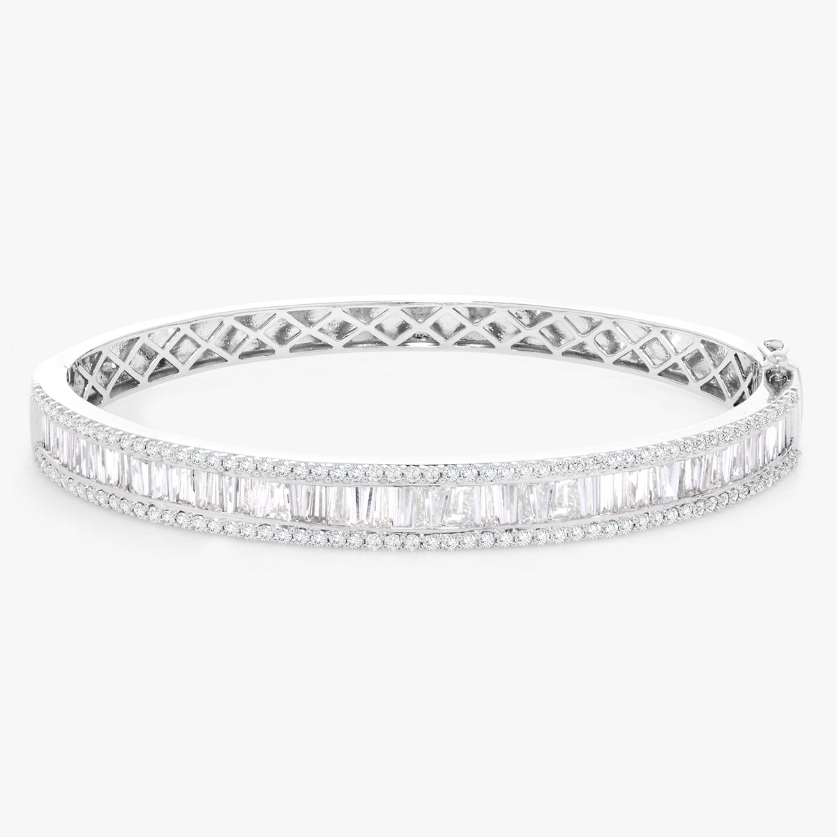 Brooks Tapered Baguette Diamond Bangle 5.10 ctw