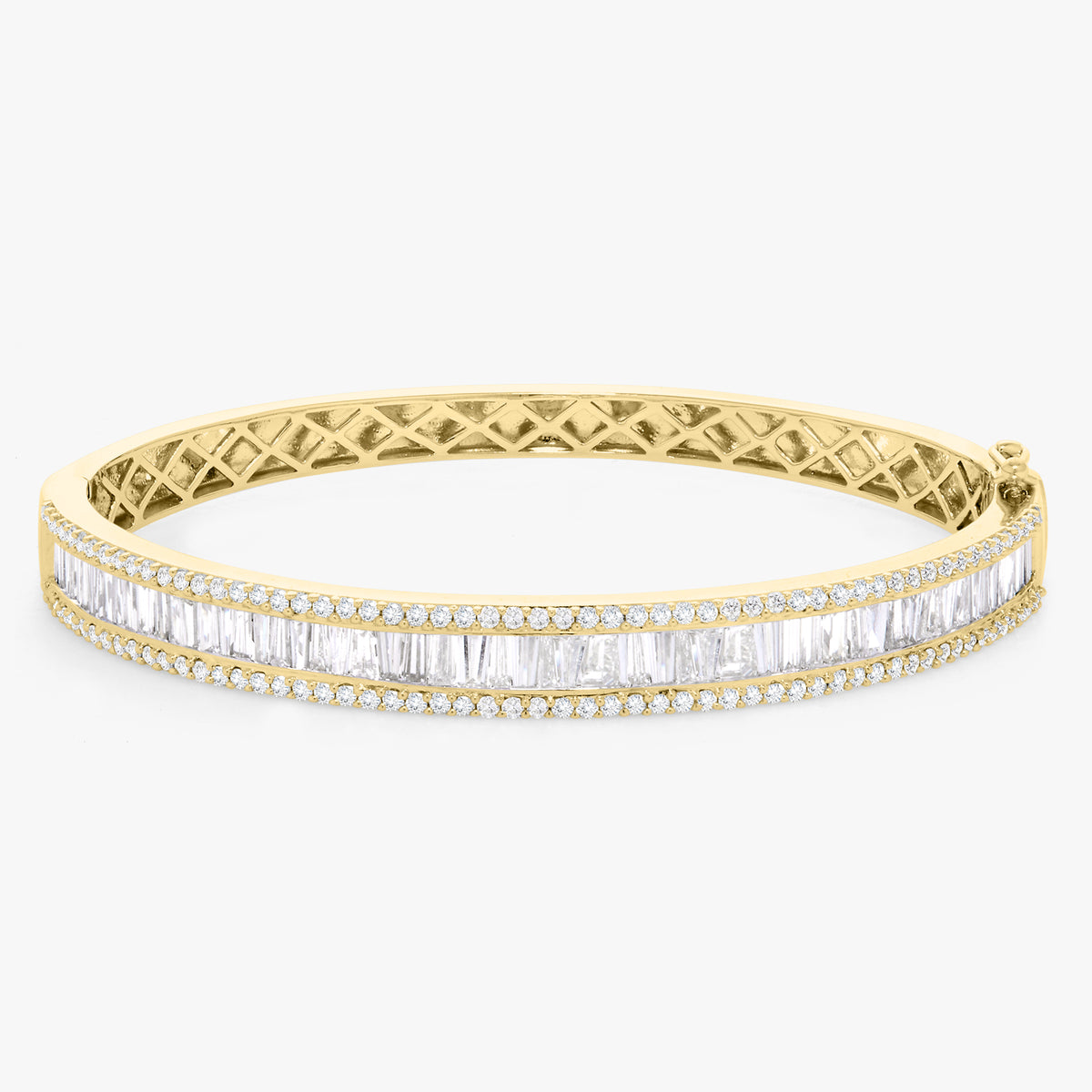 Brooks Tapered Baguette Diamond Bangle 5.10 ctw