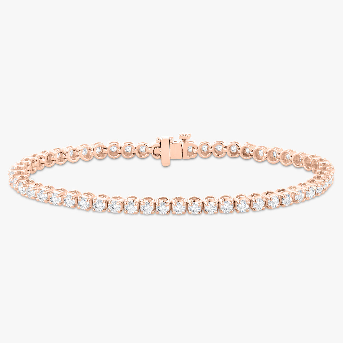 Buttercup Lab Diamond Scalloped Tennis Bracelet 4 ctw