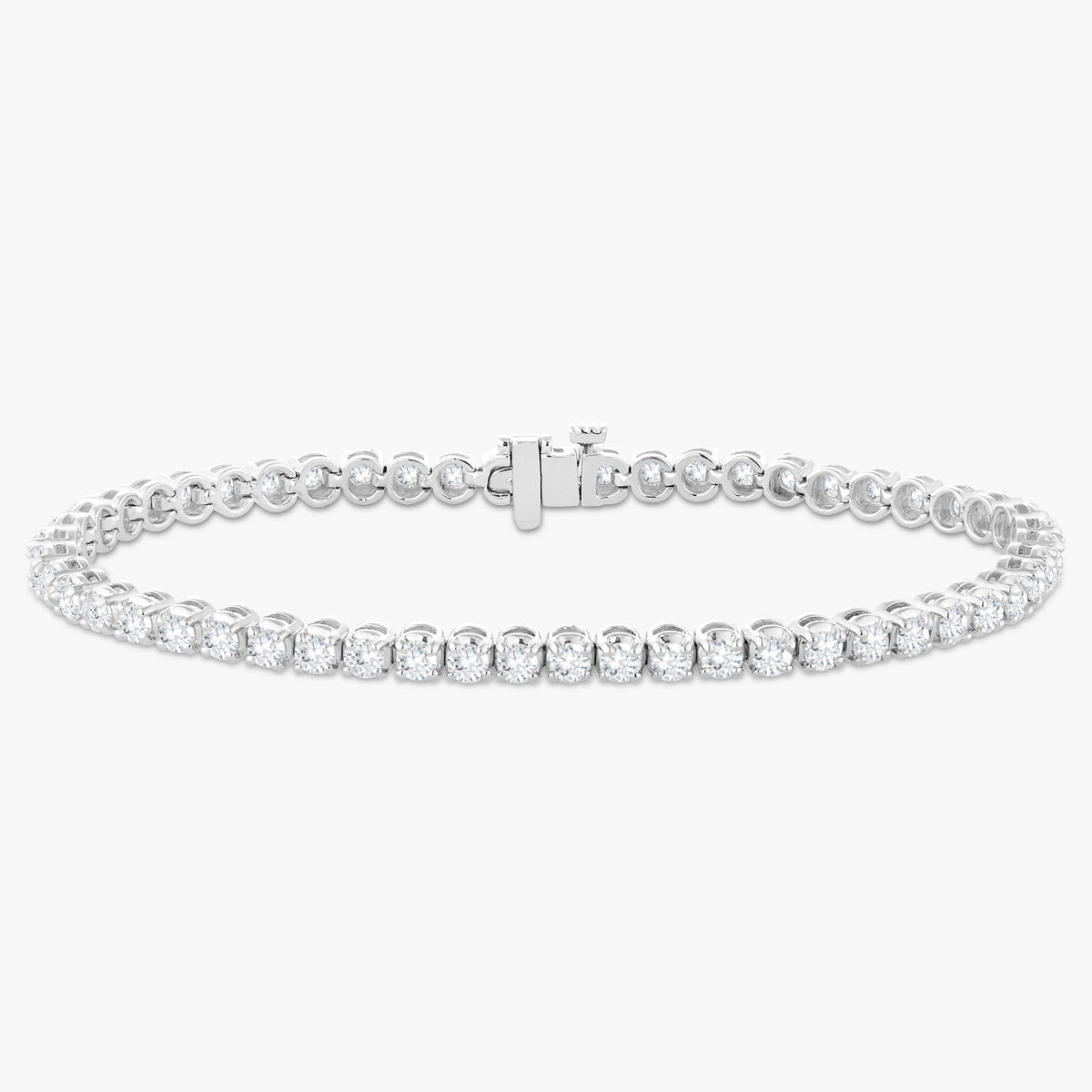 Buttercup Lab Diamond Scalloped Tennis Bracelet 4 ctw