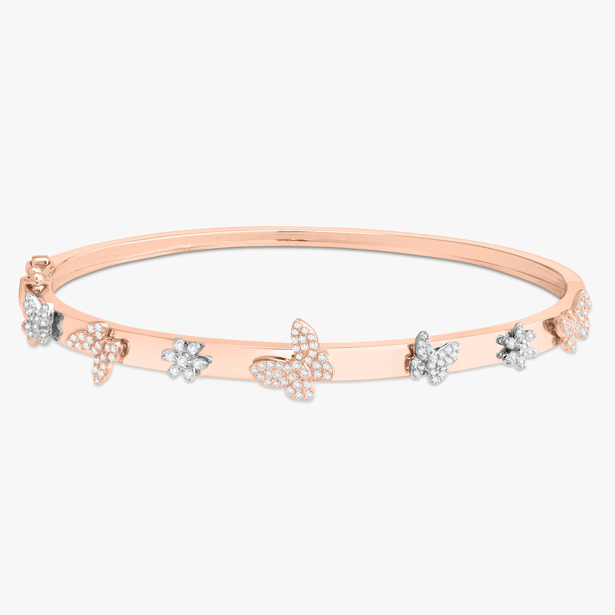 Elara Butterfly Bangle Bracelet