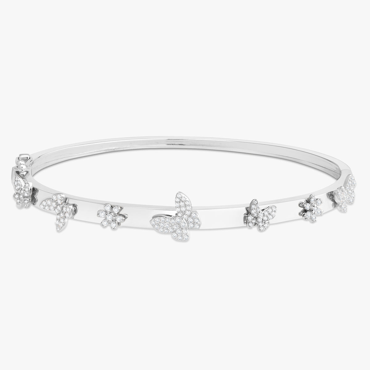 Elara Butterfly Bangle Bracelet