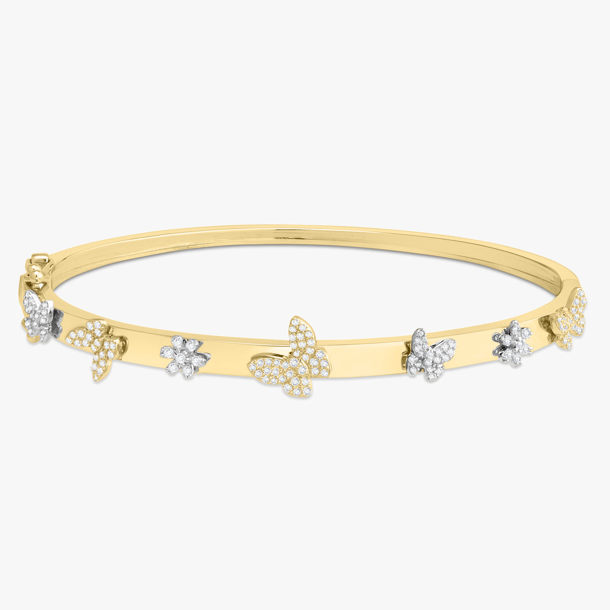 Elara Butterfly Bangle Bracelet