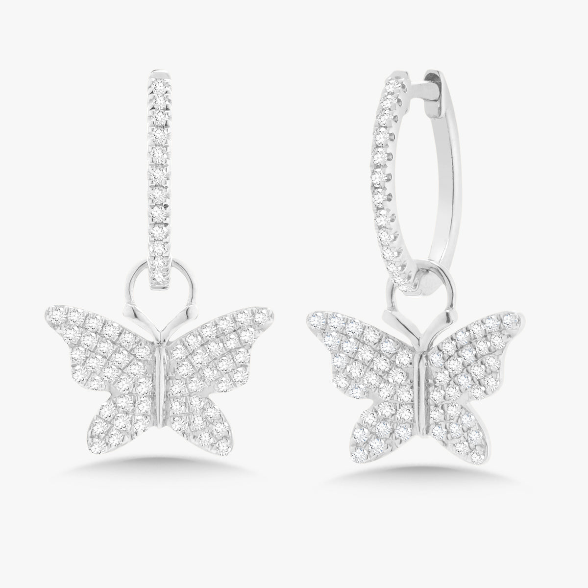 Butterfly Huggie Earring Charms