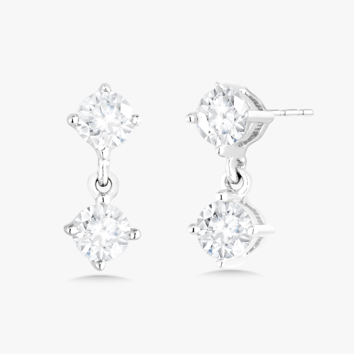 Charlie Cloud® Diamond Dangle Stud Earrings