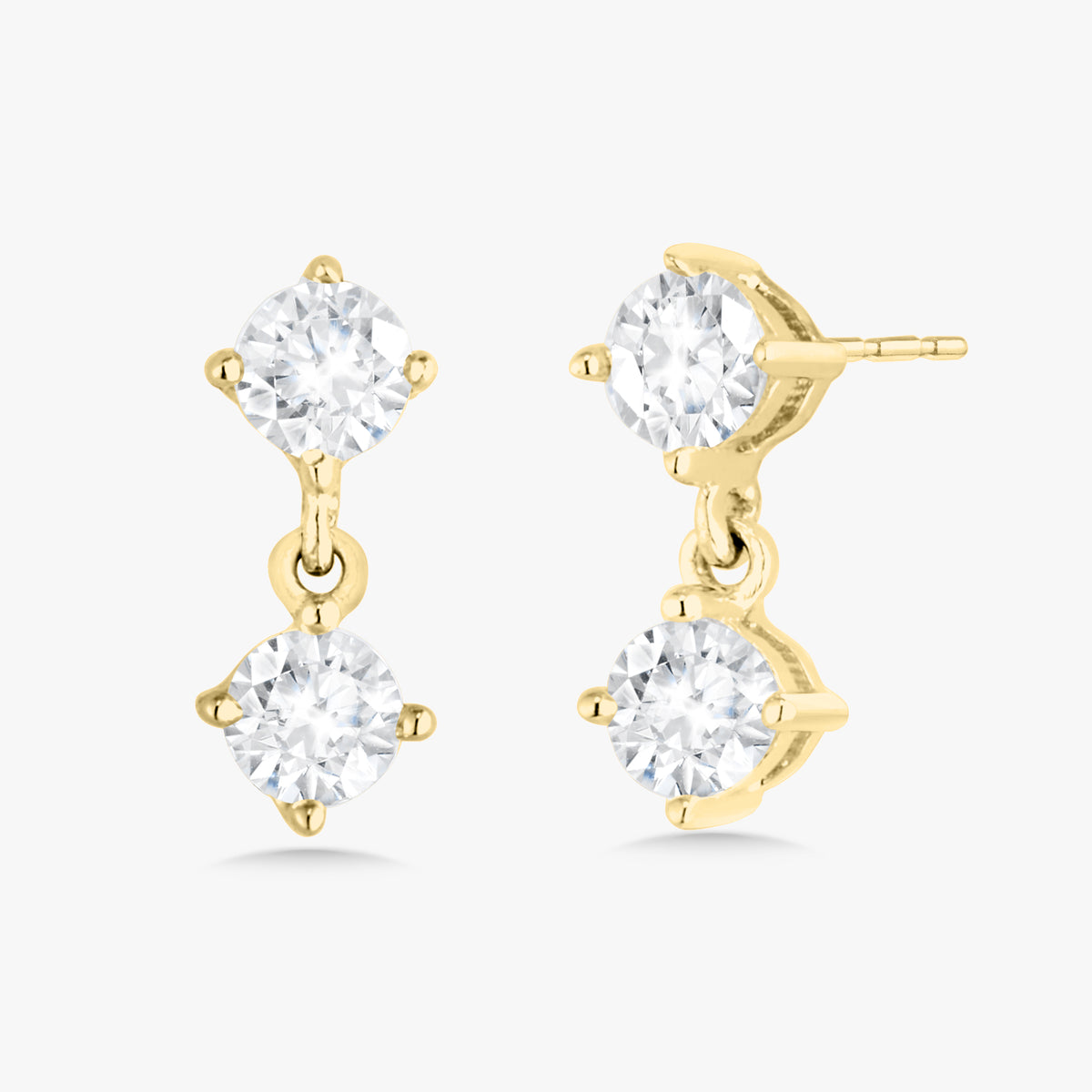 Charlie Cloud® Diamond Dangle Stud Earrings
