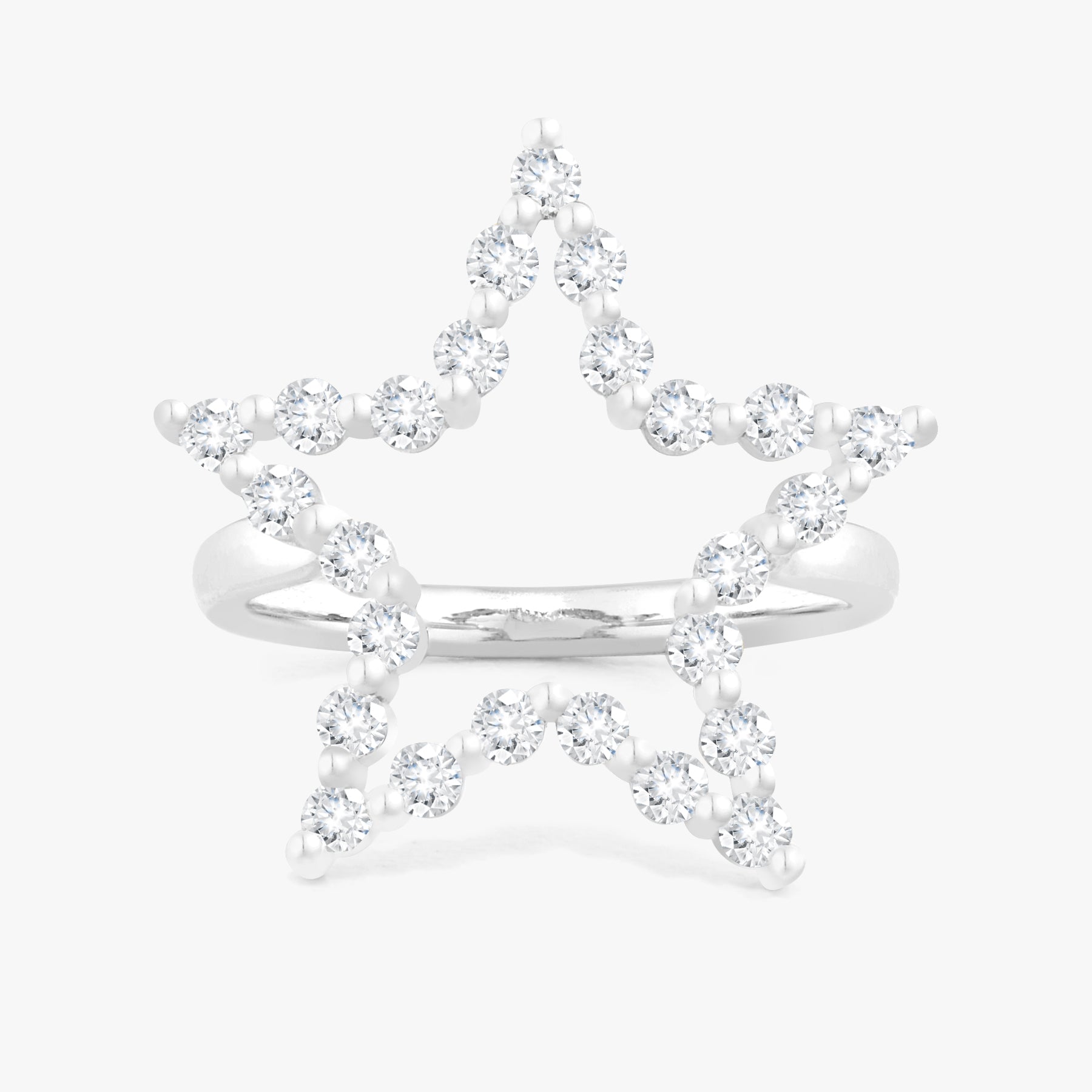 Charlie Cloud® Floating Diamond Star Ring 0.69 ctw – RWFJ