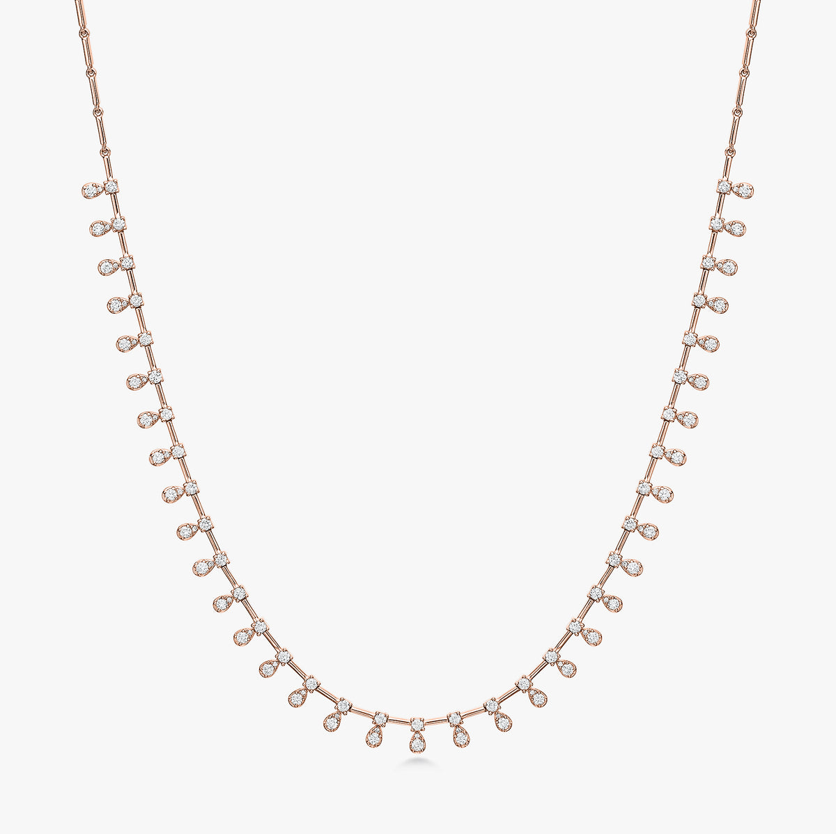 Capri Illusion Station Diamond Necklace 1.80 ctw