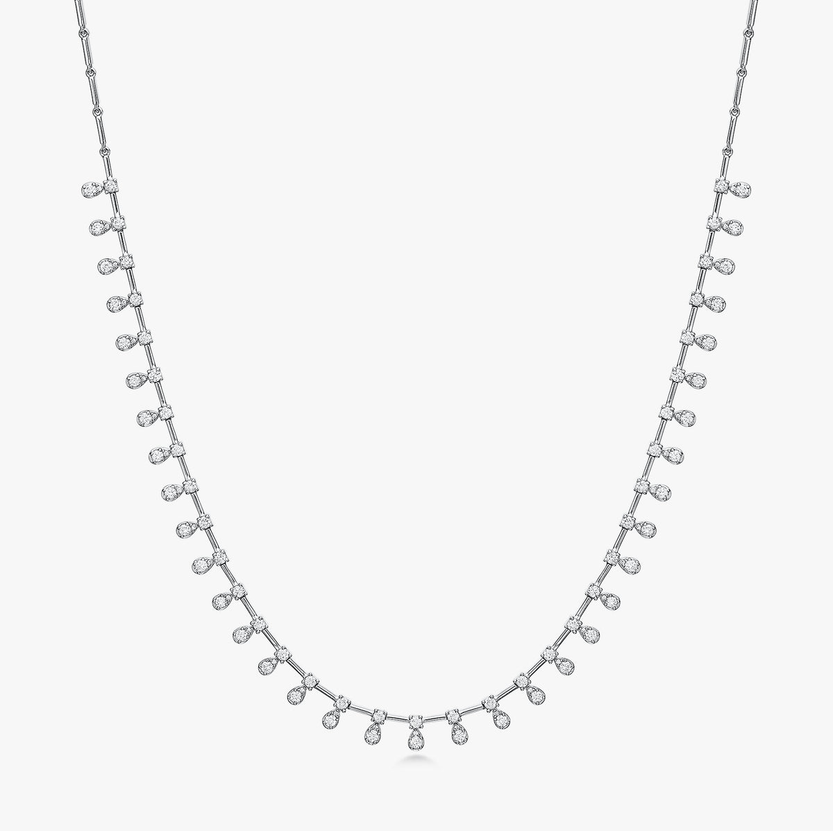 Capri Illusion Station Diamond Necklace 1.80 ctw