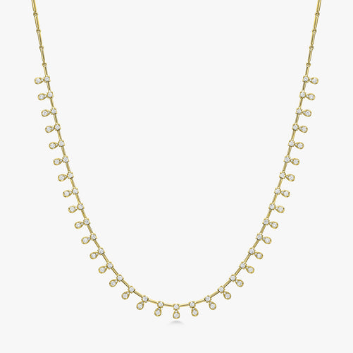 Capri Illusion Station Diamond Necklace 1.80 ctw