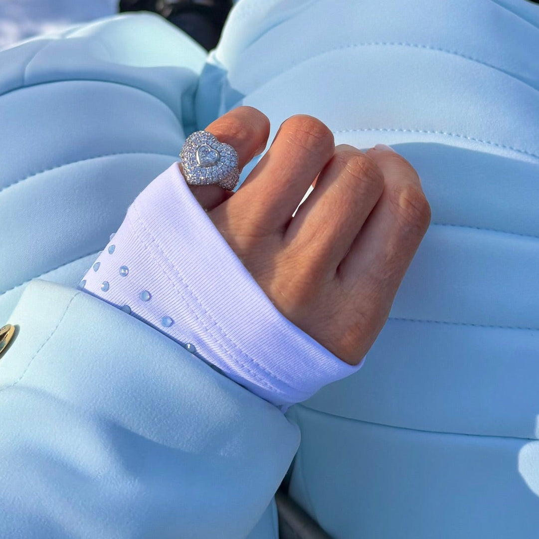 Carringtyn Pave Diamond Heart Signet Ring 2.75 ctw