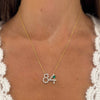 Charlie Cloud® Floating Diamond Number Necklaces