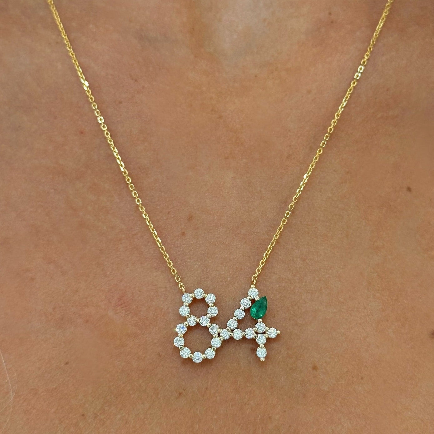 Charlie Cloud® Floating Diamond Number Necklaces – RWFJ