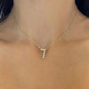 Charlie Cloud® Floating Diamond Number Necklaces