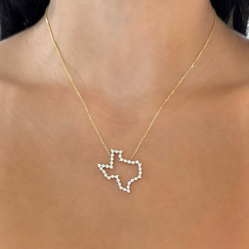 Charlie Cloud® Floating Diamond Texas Necklace 0.65 ctw
