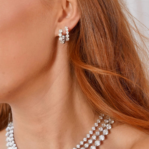 Charlie Cloud® Diamond Huggie Earrings 1.00 ctw