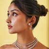 memes Charlie Cloud®  tennis necklace, mamas Charlie Cloud®  tennis neckalce, the Charlie Cloud®  diamond tennis necklace, diamond stud earrings 10 ctw
