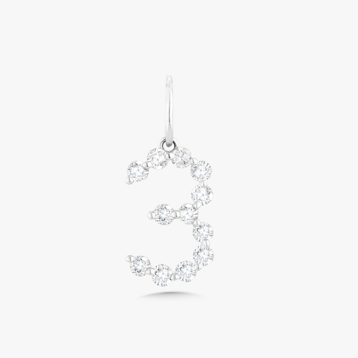 Charlie Cloud® Floating Diamond Number Charms