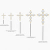 Charlie Cloud® Cross Necklace sizes, Posie Charlie Cloud® Floating Diamond Cross Necklace 0.21 ctw,Baby Charlie Cloud® Floating Diamond Cross Necklace 0.46 ctw,Midi Charlie Cloud® Floating Diamond Cross Necklace 0.72 ctw,Charlie Cloud® Floating Diamond Cross Necklace 1.44 ctw,Mamas Charlie Cloud® Floating Diamond Cross Necklace 2.46 ctw