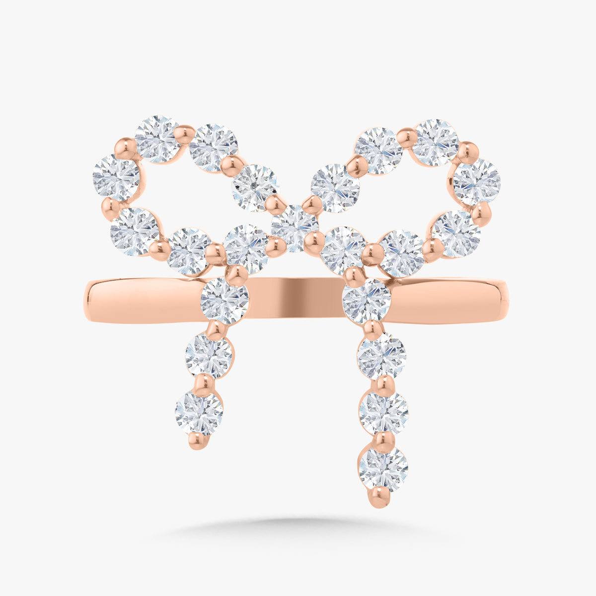 Charlie Cloud® Floating Diamond Hollis Bow Ring