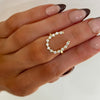 Little Posie Charlie Cloud® Floating Diamond Horseshoe Ring 0.45 ctw