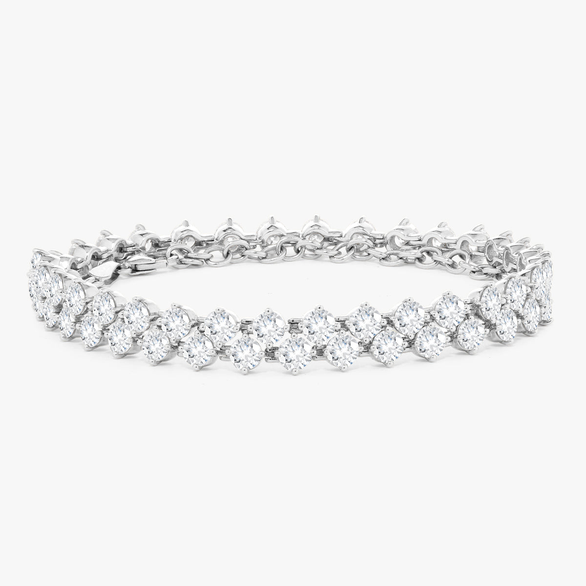 The Charlie Cloud® Multi-Way Floating Diamond Choker & Tennis Bracelet 12.24 ctw