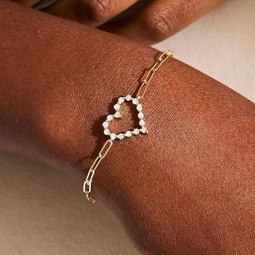 Charlie Cloud®  heart braclet