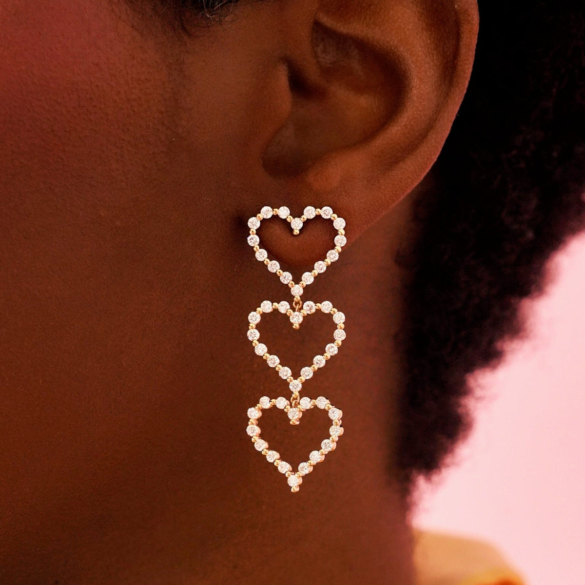 Charlie Cloud®  heart earrings
