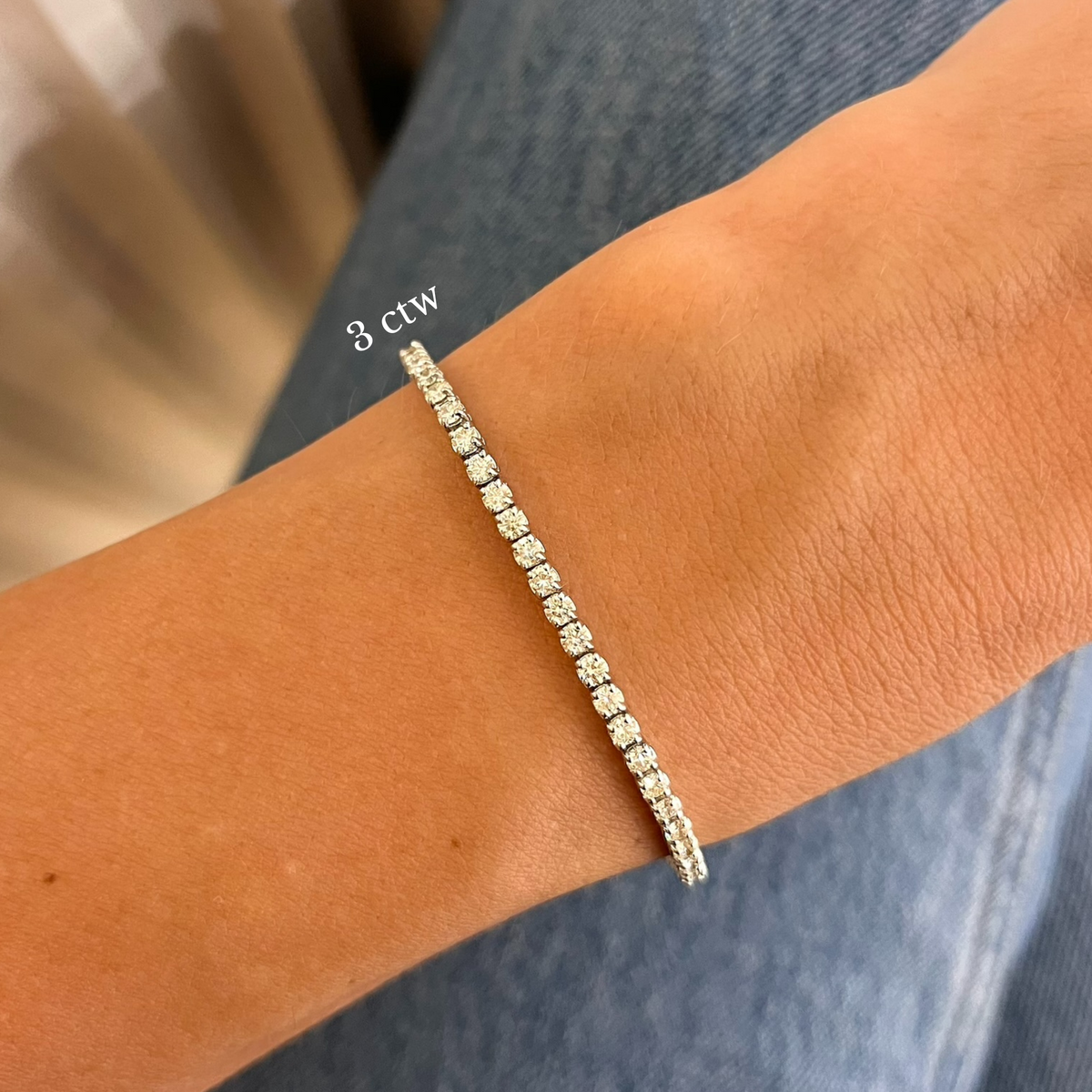 Classic Diana Tennis Bracelet