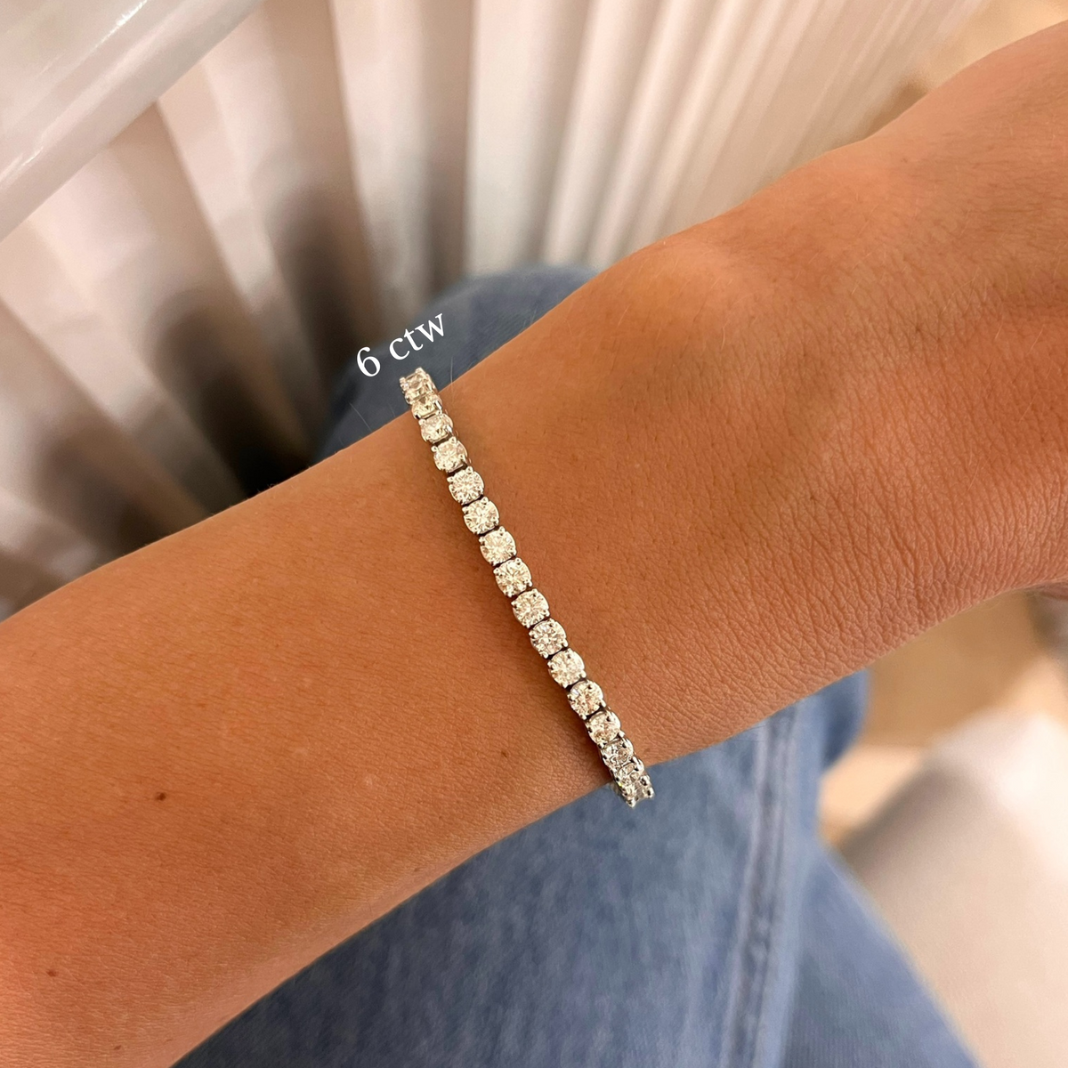 Classic Diana Tennis Bracelet
