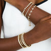"Cloud Nine" Airplane Diamond Tennis Bracelet 2.07 ctw, Pilar Pave Chain Link Bangle Bracelet 2.85 ctw