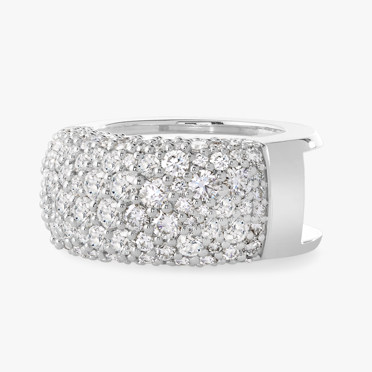 Confetti Pave Diamond Oura Ring Cover 1.70 ctw