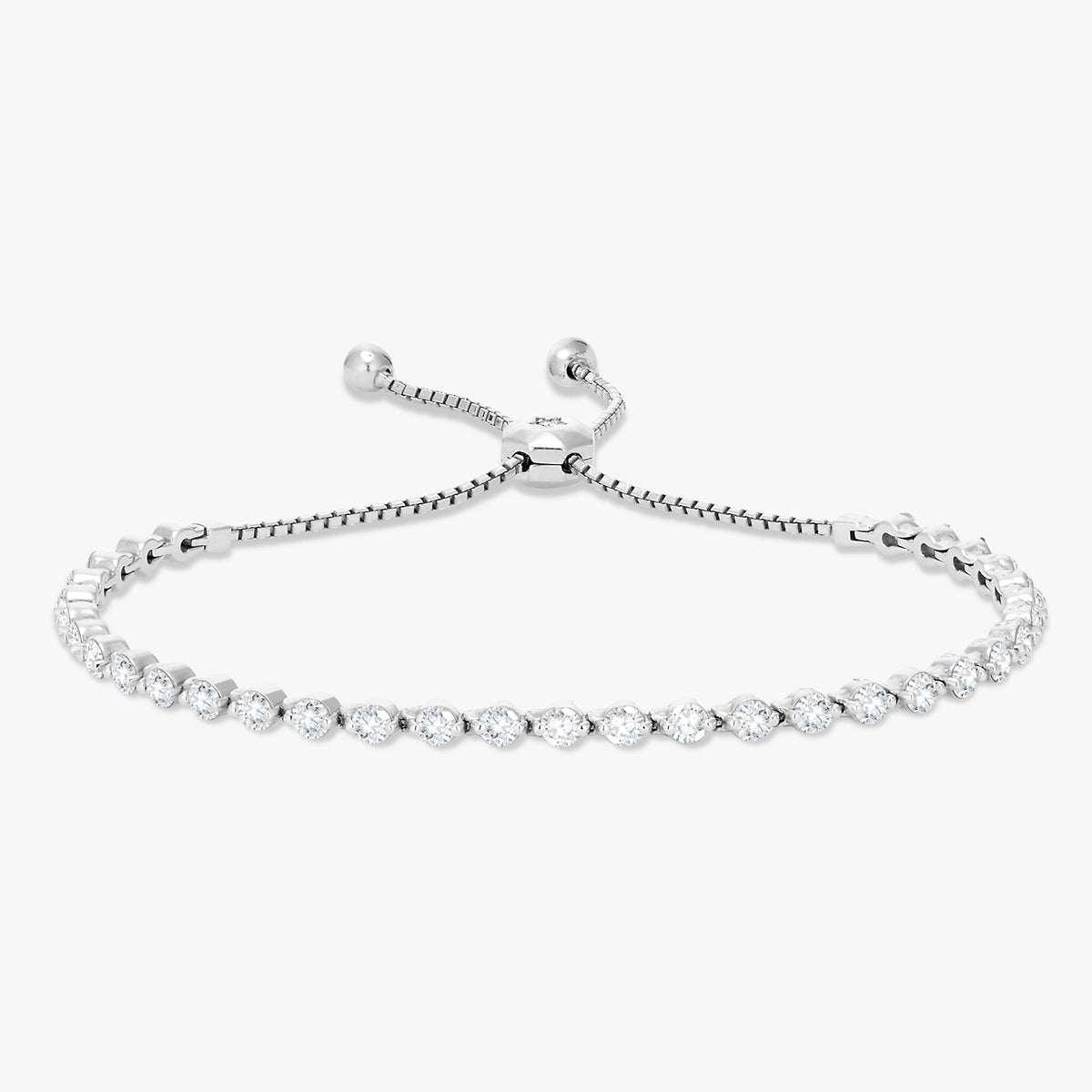Cora Floating Diamond Bolo Bracelet 2.50 ctw