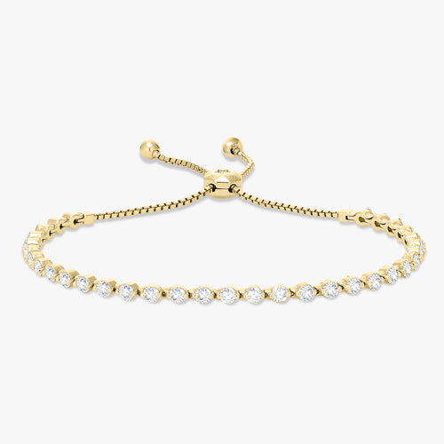 Cora Floating Diamond Bolo Bracelet 2.50 ctw