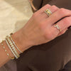 Cosmo Multi Mixed Shape Floating Diamond Tennis Bracelet 2.25 ctw, Custom Diamond Name Ring, Amour Diamond Station Cigar Band