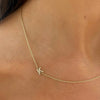 Custom Diamond Initial Necklace