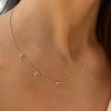 Custom Diamond Initial Necklace