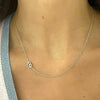 Custom Diamond Initial Necklace