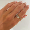 Custom Diamond Script Name Ring

