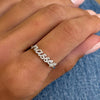 Custom Diamond Script Name Ring
