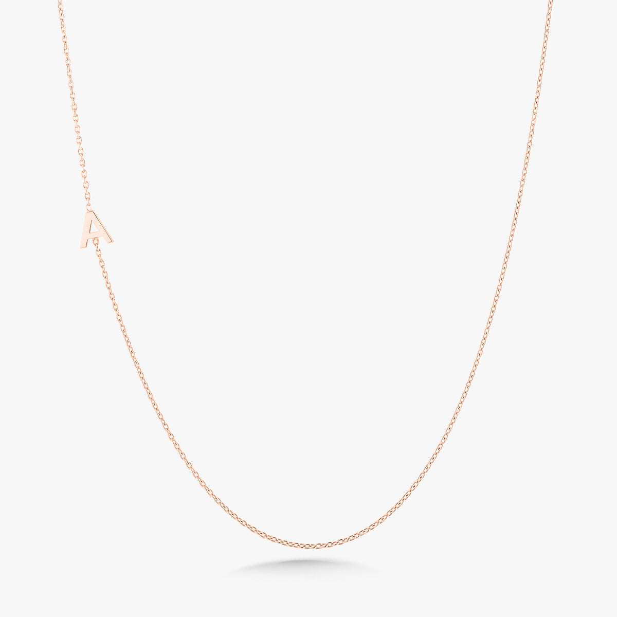 Custom Gold Initial Necklace