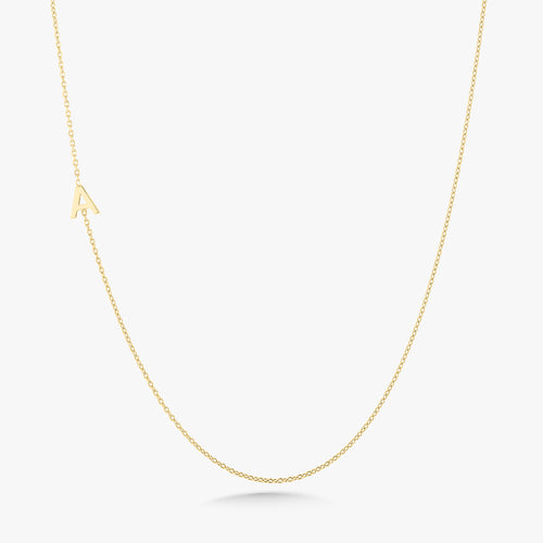 Custom Gold Initial Necklace