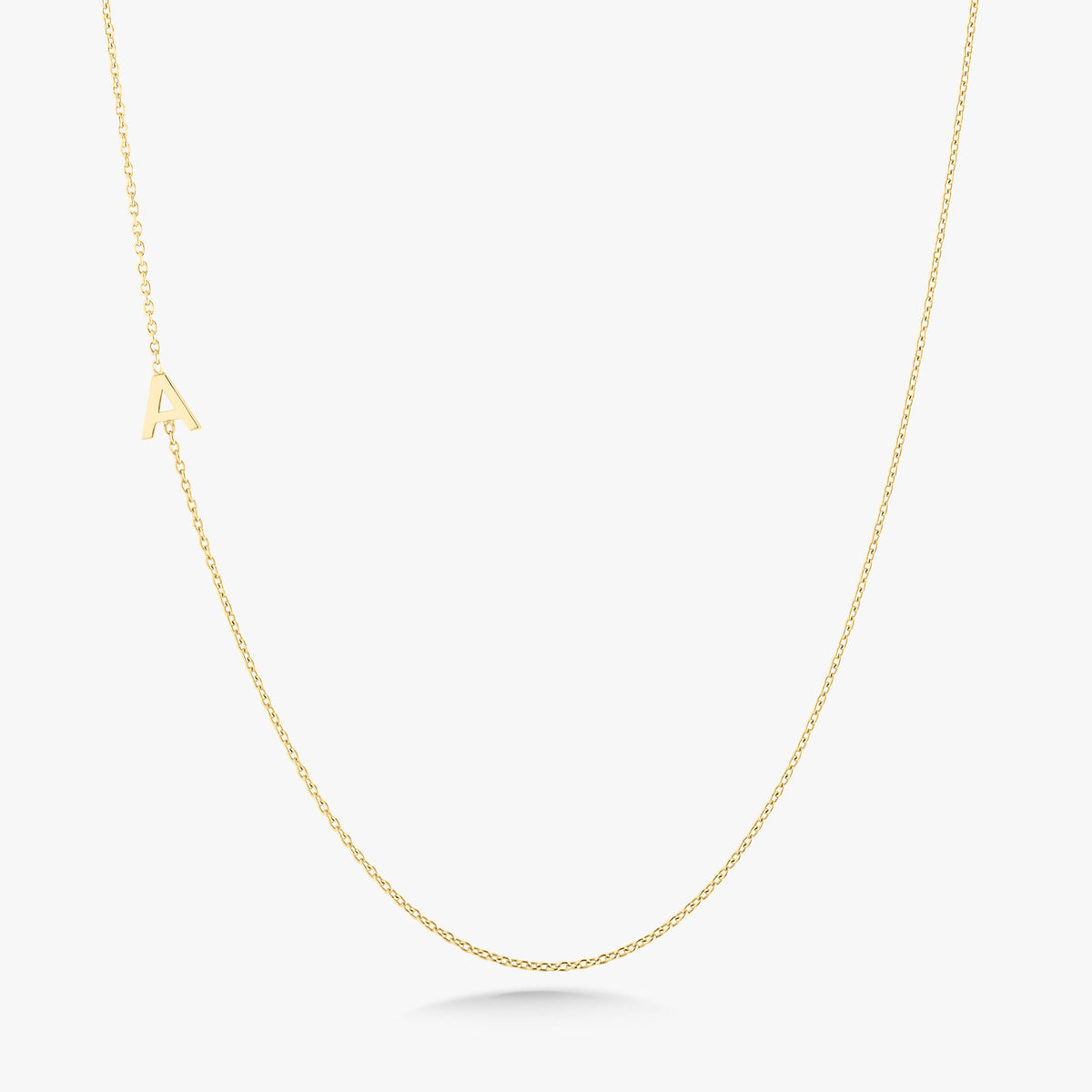 Custom Gold Initial Necklace