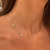 Custom Gold Initial Necklace