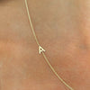 Custom Gold Initial Necklace