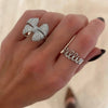 Custom Gold Wire Script Name Ring