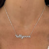 Custom Handwritten Diamond Name Necklace