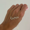 Custom Handwritten Diamond Name Necklace